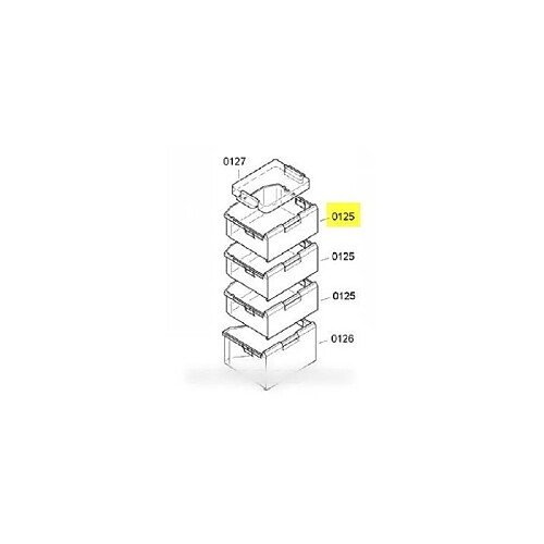 Tiroir congelation pour congélateur bosch b/s/h