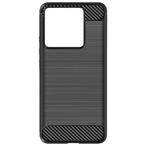 Avizar Coque pour Xiaomi 13T et 13T Pro Flexible Effet Carbone Noir