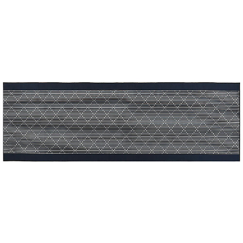 Beliani Tapis bleu marine 80 x 240 cm CHARVAD