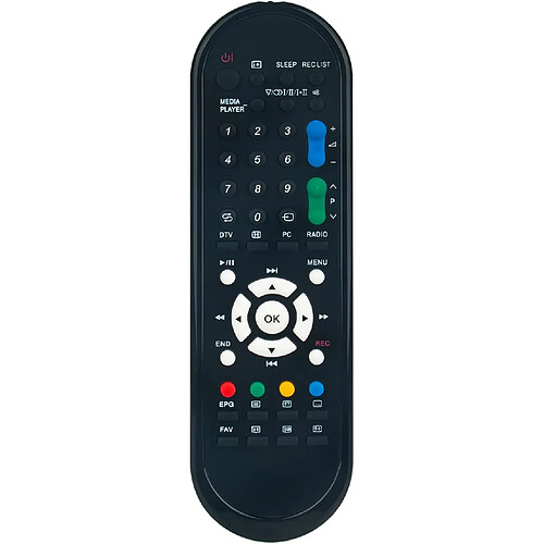 SANAG Ga896Wjsa Remplacement De La Telecommande Compatible Avec Sharp Lcd Tv Lc-32Le220E Lc32Le220E Lc-24Le210E Lc-24Le220E Lc-32Lb220E Lc-32Le210E Lc-32Le220E Lc-32Ls220E Lc24Le220E