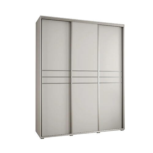 Abiks Meble Armoire Davos 10 À Portes Coulissantes 235,2/200/45 3 Portes