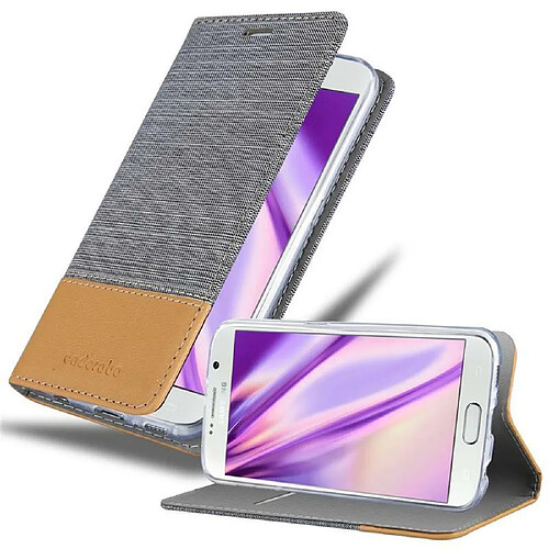 Cadorabo Coque Samsung Galaxy S6 Etui en Gris