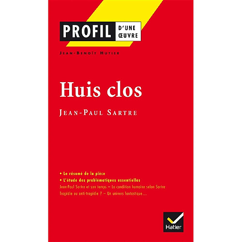 Huis clos (1944), Jean-Paul Sartre · Occasion