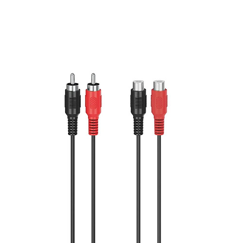 HAMA Audio Cable, 2 RCA plugs - 2 RCA sockets, 5.0 m