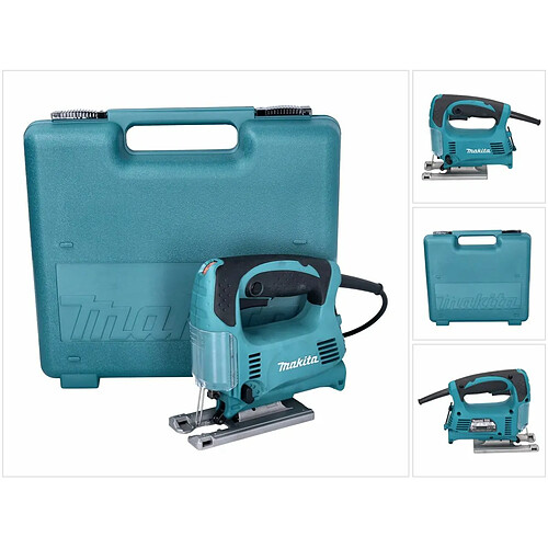 Makita 4329 K Scie sauteuse pendulaire 450 watts 65mm + Coffret