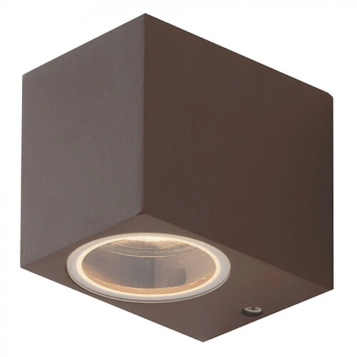 Applique LED GU10 applique murale extérieure entrée balcon terrasse porches 230V IP44 / IP65 SQUARE couleur CORTEN