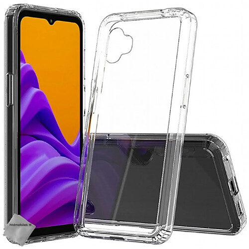 Htdmobiles Coque pour Samsung Galaxy Xcover 6 Pro - housse etui silicone gel fine + verre trempe - TRANSPARENT TPU