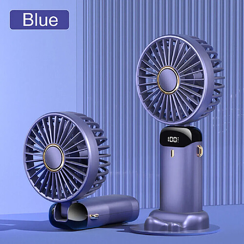 (violet) Mini Ventilateur Portatif Ventilateur de Bureau Pliant Portable USB