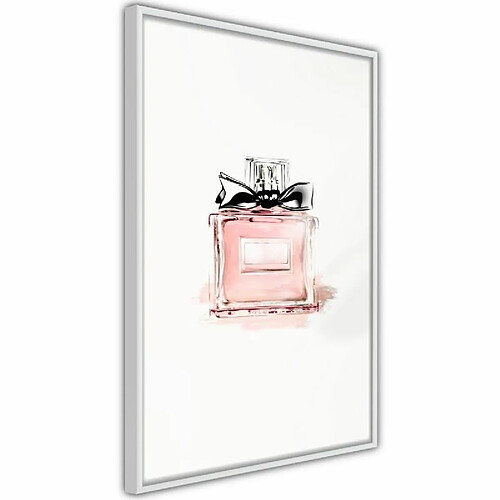 Paris Prix Affiche Murale Encadrée Pink Scent 20 x 30 cm Blanc