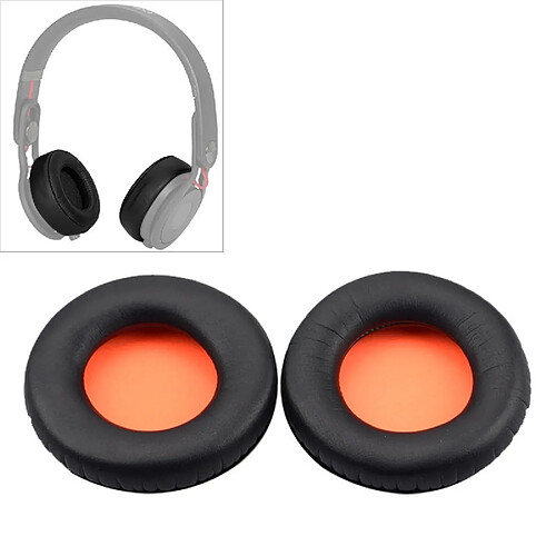 Wewoo Coussinets Mousse 2 PCS Pour Steelseries Siberia V2 / V1 Couverture Bleu Casque De Protection Noir Orange Version