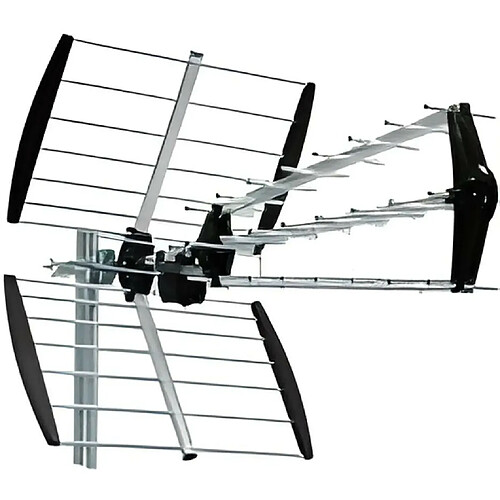 Antenne exterieure TNT UHF (470 - 790 Mhz) Trinappe SEDEA ST50 Luxe Gain 17.5dB canaux 21-60, protection 4G