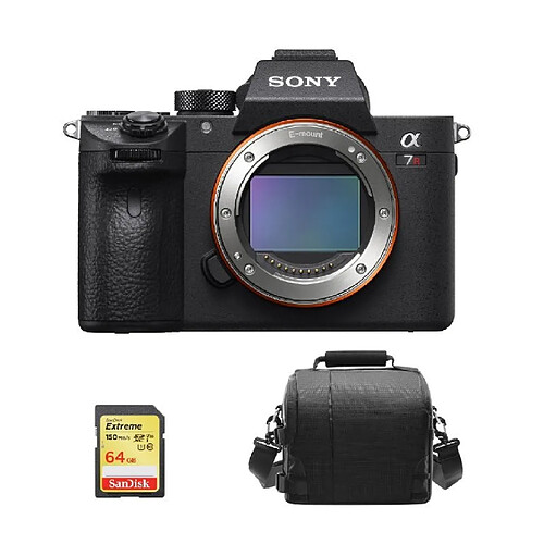 SONY A7R III Body + 64GB SD card + camera Bag