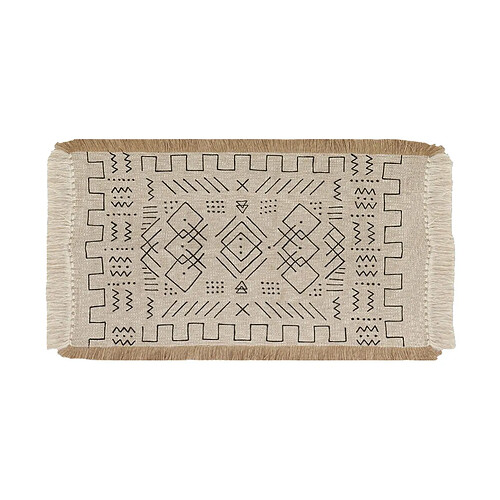 Aubry Gaspard Tapis en jute et coton.