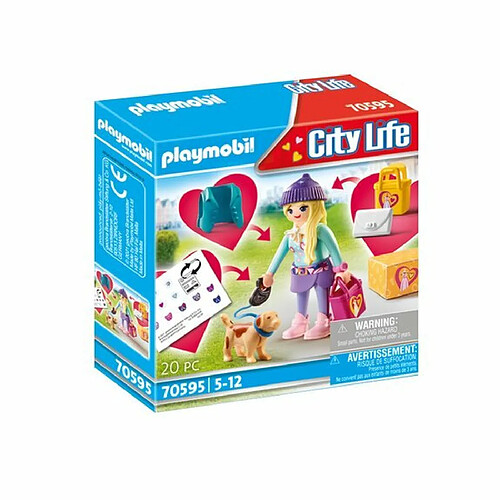 Playmobil® Mannequin avec chien Playmobil City Life 70595