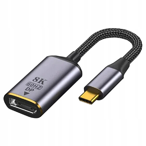 GUPBOO Adaptateur USB-C vers DISPLAYPORT DP Adaptateur 8K 4K,JL1835