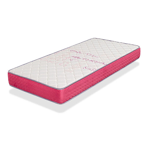 Dormalit Matelas 80X180 LIT ENFANTS Épaisseur 18 CM DUA VISCO - Mousse à mémoire, Ergonomique et respirant, idéal pour les lits gigognes et lit cabane