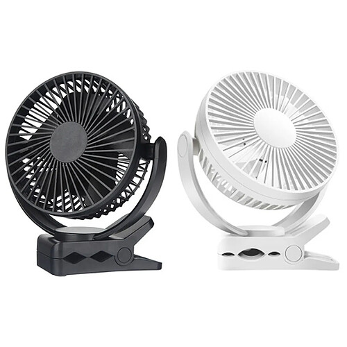 Ventilateur Portable USB, 3 Vitesses, Fixation Robuste, Super Flux D'Air, Très Approprié Pour L'Ouragan De Camping En Plein Air De Voiturette De Golf