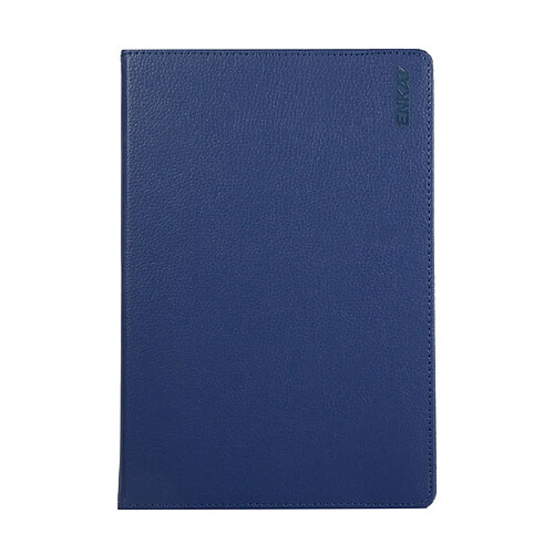 Wewoo Housse en cuir à texture Lichi pivotant à 360 degrés avec support pour Samsung Galaxy Tab S6 10.5 T860 / T865 bleu foncé