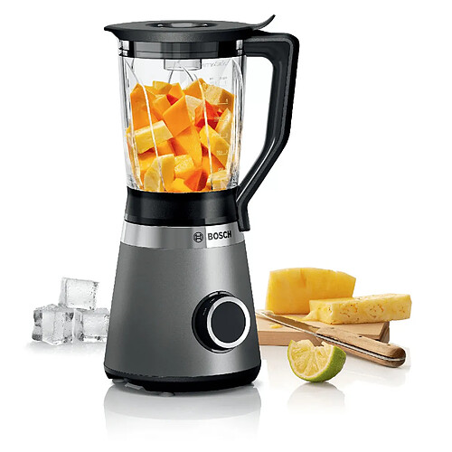 Bosch MMB6172S blender Mélangeur de table 1200 W Noir, Acier inoxydable