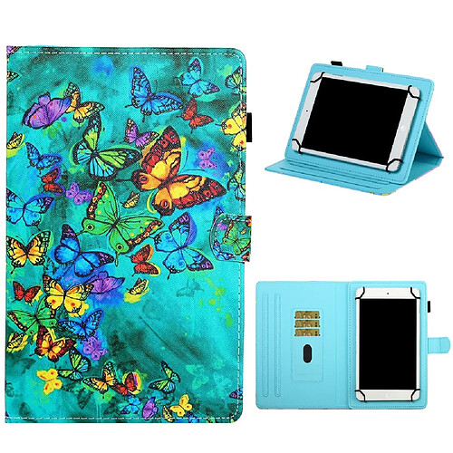 Etui en PU impression de motifs universelle papillon pour votre Tablets 7 pouces