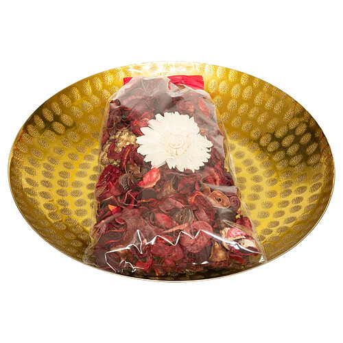 Atmosphera, Createur D'Interieur Pot pourri Plantes séchées 140 g en métal Fruits rouges - ATMOSPHERA