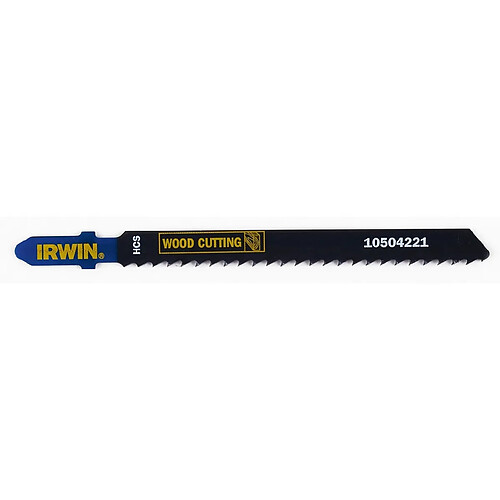 IRWIN - Lames de scie sauteuse T111C bois 100 mm - 5 lames