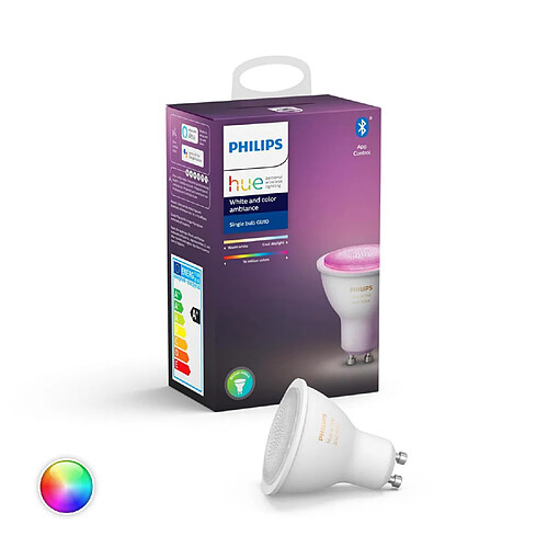 Philips Hue Ampoule LED Intelligente GU10 4.3W 230 lm Hue White Color RGB