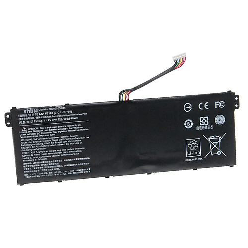 vhbw Batterie compatible avec Acer Aspire ES1-524-97JM, ES1-524-97L7, ES1-524-98L1 ordinateur portable Notebook (3500mAh, 11,4V, Li-polymère)