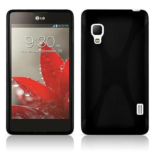 Cadorabo Coque LG L5 II (2. SIM) Etui en Noir