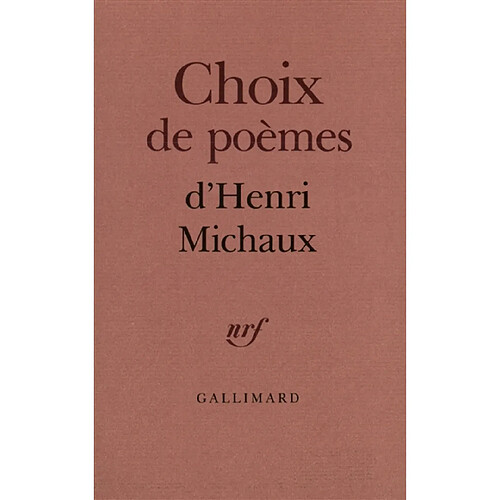 Choix de poèmes · Occasion