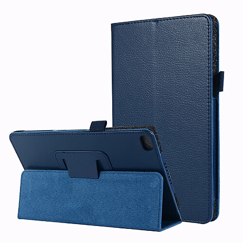 Xeptio Housse nouvel Apple iPad 10,2 2019 Wifi - 4G/LTE bleu foncé avec Stand - Etui coque bleu de protection tablette New iPad 10.2 pouces - accessoires pochette