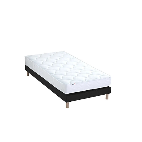 Idliterie Ensemble Matelas 100% latex 3 zones ESSENTIEL + Sommier - Fabriqué en France