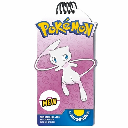 Pokémon : Mon carnet de jeux et d'activités avec stickers : Mew