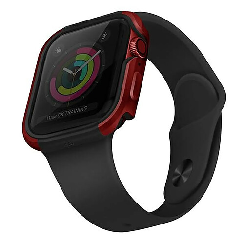 uniq etui valencia apple watch series 4/5/6/se 44mm. czerwony/crimson red