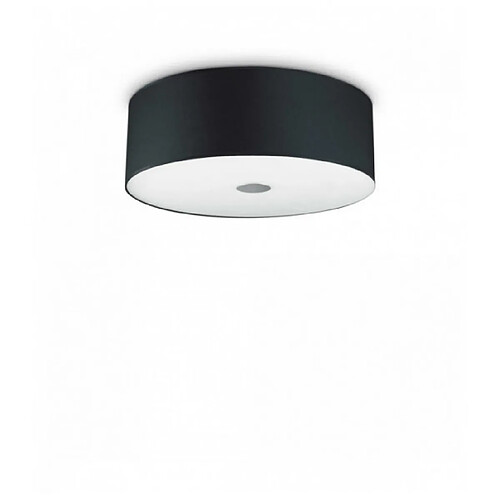 Ideal Lux Plafonnier Noir WOODY 4 ampoules