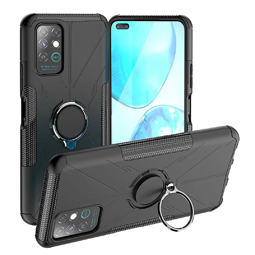 Coque en TPU anti-rayures avec béquille pour votre Infinix Note 8 - noir