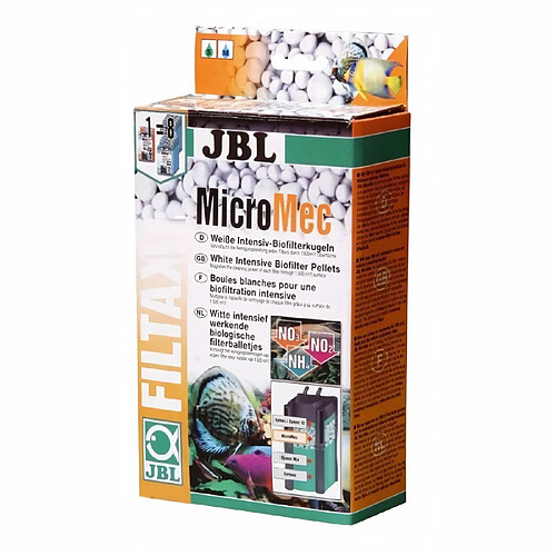 JBL Billes blanches Micromec - Pour aquarium - Ø14mm