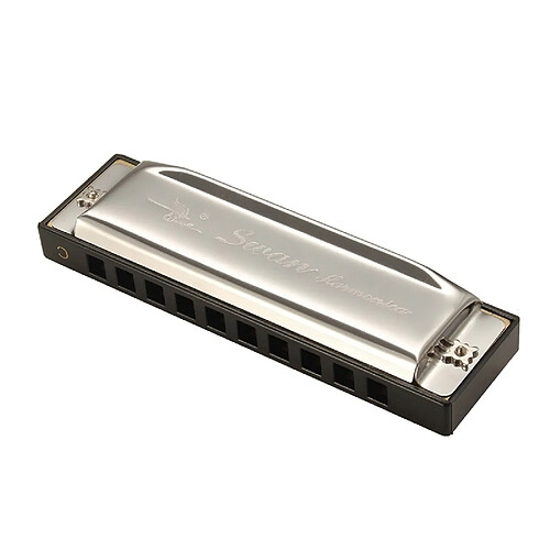 Wewoo Swan SW1020-7 10 Trous Diatonique Blues Harpe Harmonica Adulte Étudiant Enfants Débutant Instruments