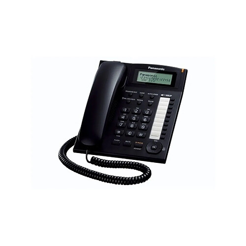 Téléphone fixe Panasonic KX-TS880EXB LCD Noir