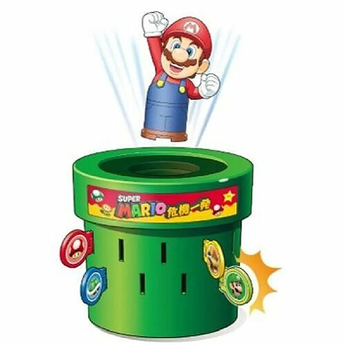 Tomy Pop Up Super Mario? Jeu de Société Famille & Enfants, 2 - 4 Joueurs, Convient aux Garçons et aux Filles Agés de 4+