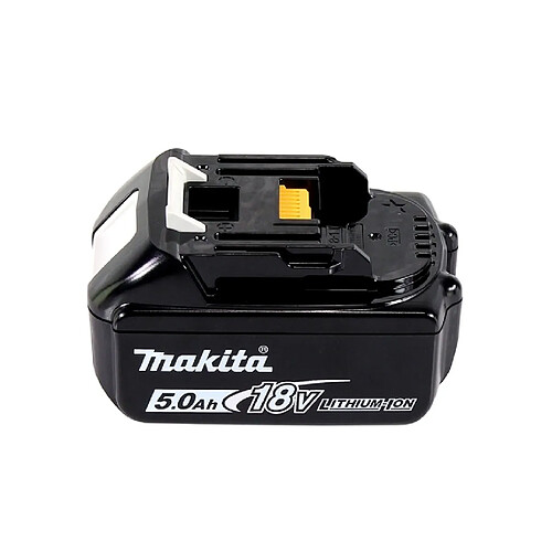 Makita DHP 487 T1J Perceuse-visseuse à percussion sans fil 18 V 40 Nm Brushless + 1x Batterie 5,0 Ah + Makpac - sans chargeur