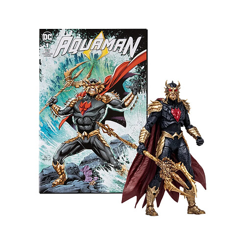 Mc Farlane DC Direct Page Punchers - Figurine et comic book Ocean Master (Aquaman) 18 cm