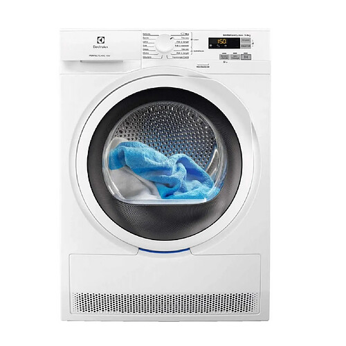 Sèche-linge pompe à chaleur avec condenseur 60cm 8kg a++ blanc - ew7h5125su - ELECTROLUX