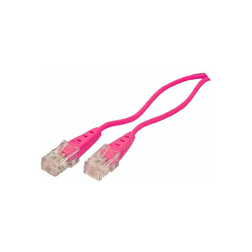 shiverpeaks BASIC-S Câble de connexion RNIS, magenta, 1,5 m ()