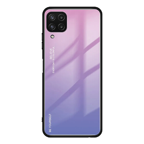 Coque en TPU anti-rayures de couleur dégradée rose-mauve pour votre Samsung Galaxy M32 (Global Version)