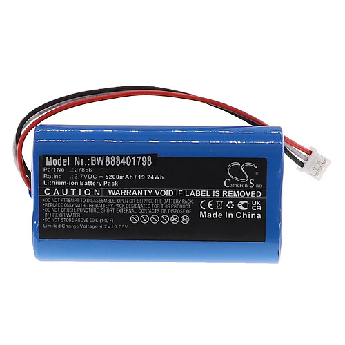 vhbw Batterie remplacement pour Albrecht 27856 pour radio (5200mAh, 3,7V, Li-ion)