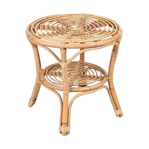 Table d'appoint Table basse en rotin - Indien - D55cm X H54cm+Sunnydays