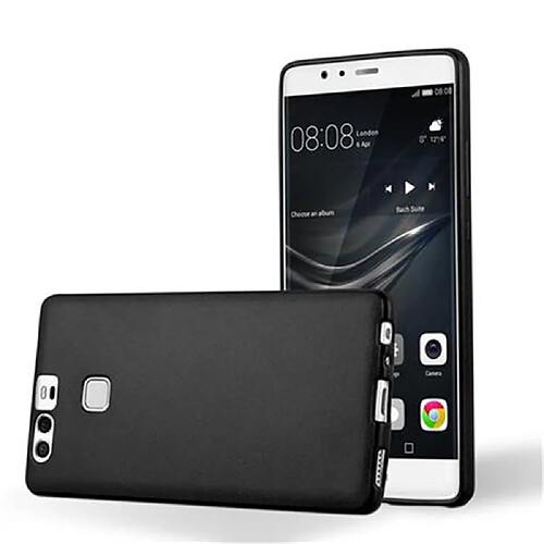 Cadorabo Coque Huawei P9 Etui en Noir