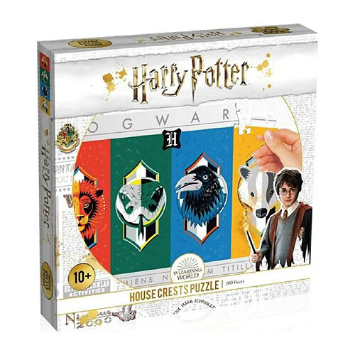 Puzzle Winning Moves Harry Potter House Crests 500 pièces