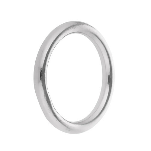 Acier Inoxydable Sans Couture O Anneaux Ronds Cercle Artisanat Bateau Sangle 6x30mm